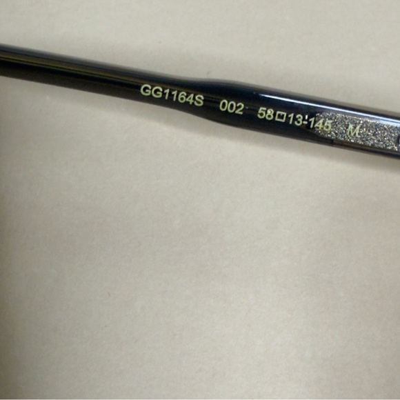 Gucci GG1164S Aviator Sunglasses - Unisex - Picture 6 of 8